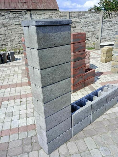 Bloczek Ogrodzeniowy Bloczki Ogrodzeniowe Grafit Płot