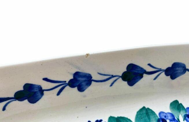 Fajansowy półmisek, Włocławek, lata 60-te XX w.