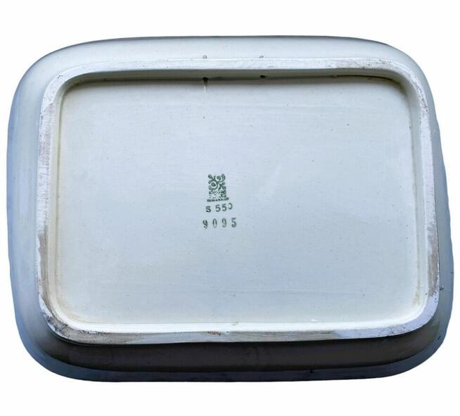 Fajansowy półmisek, Włocławek, lata 60-te XX w.