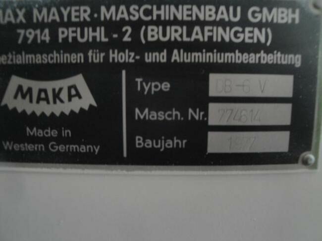 dłutarka pionowa Maka Db-6 lignum po remoncie