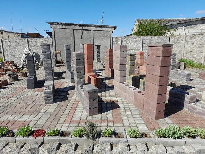 Bloczek Ogrodzeniowy Bloczki Ogrodzeniowe Grafit Płot