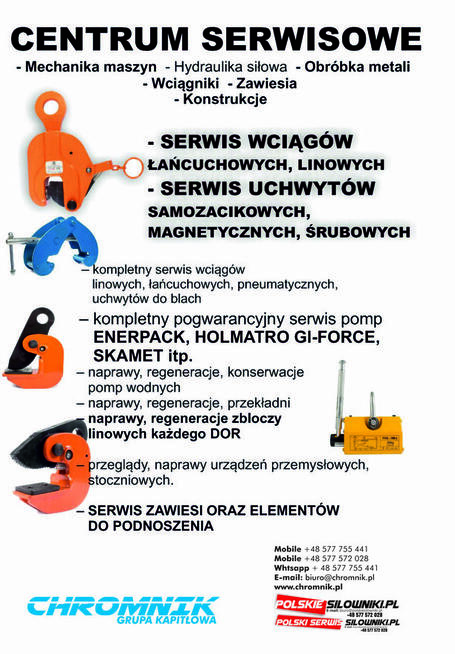 Polski Serwis Siłowników - regeneracja, serwis siłowników
