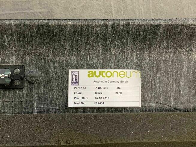 Listwa Maskownica Ramy Tylnej Szyby Rolls-Royce Dawn RR6