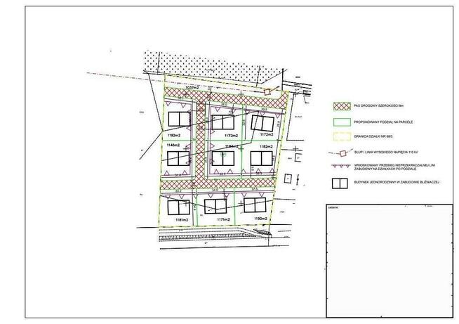 Działki na sprzedaż w Leśniowie Wlk. pod zabytk. wiatrakiem.