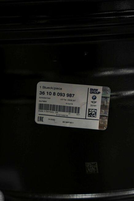 Nowa Oryginalna Felga BMW M2 M3 Oe 9.0 X 19 5x120 Et 29