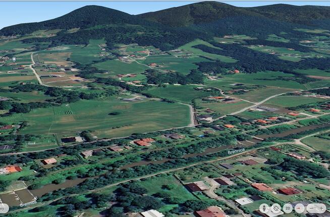 Przepiękna działka budowlana nad samym brzegiem wartkiej Bre