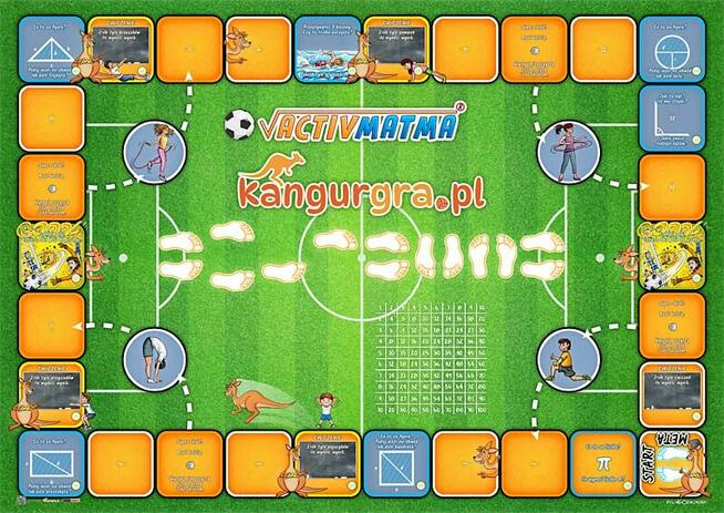 gra XXL ACTIVMATMA dla DZIECI do skakania, nauki matematyki