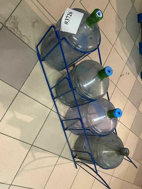 Butle do wody / butle po wodzie 19l - 6 sztuk + stojak ekspo