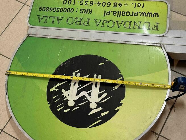 Baner Reklamowy Podświetlany Mocowany Do Ściany 73x31 Plex