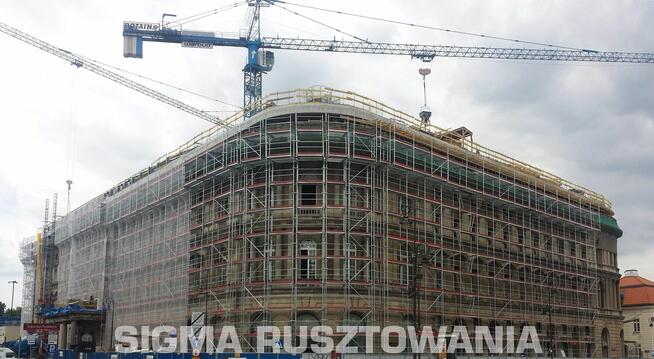 Rusztowania rusztowanie elewacyjne fasadowe ramowe 712,5 m2