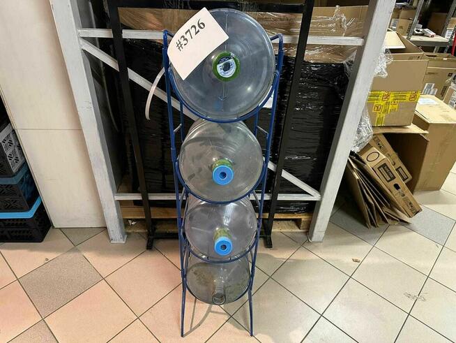 Butle do wody / butle po wodzie 19l - 6 sztuk + stojak ekspo