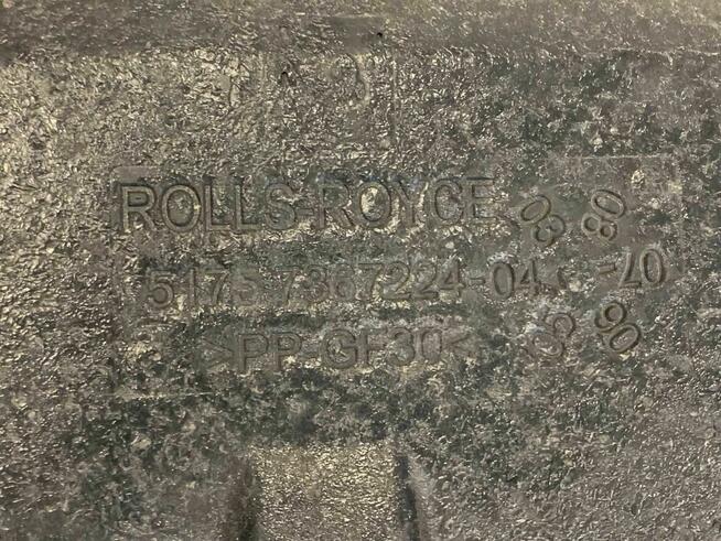 Osłona Silnika dolna Rolls-royce Dawn Rr6 Oryginał