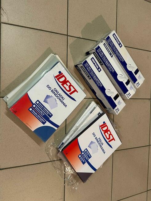 GRZBIETY DO BINDOWNIC A4 4.5mm x 30cm 278 szt + Folia i okła