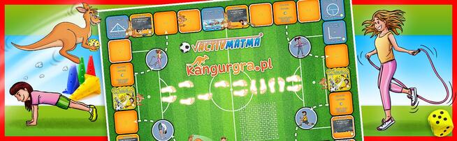 gra XXL ACTIVMATMA dla DZIECI do skakania, nauki matematyki