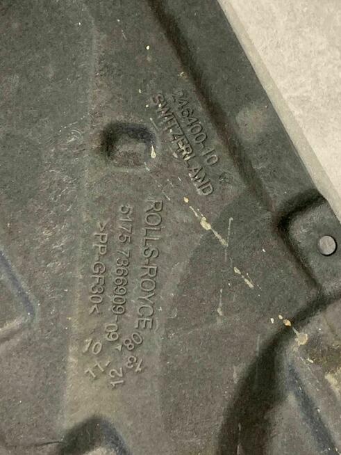 Osłona Podwozia Do Rolls-Royce Dawn RR6 Oryginał Oem