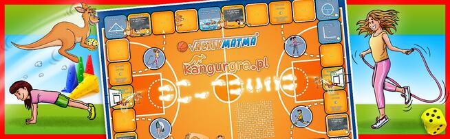 gra XXL ACTIVMATMA dla DZIECI do skakania, nauki matematyki