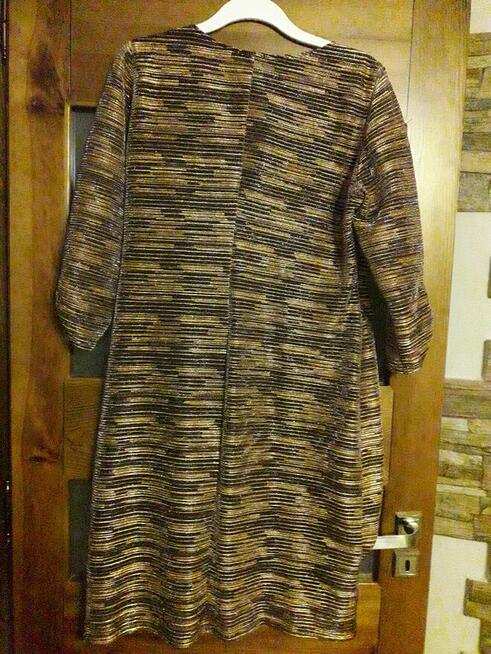 Błyszcząca sukienka roz 48