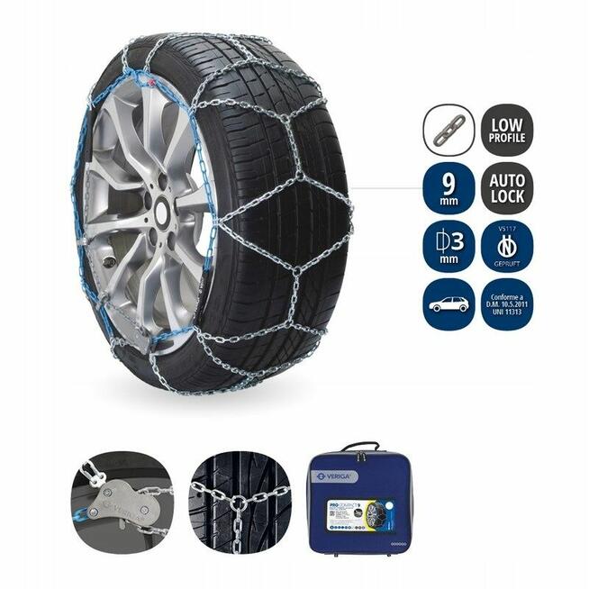 Łańcuchy śniegowe na koła KN 130