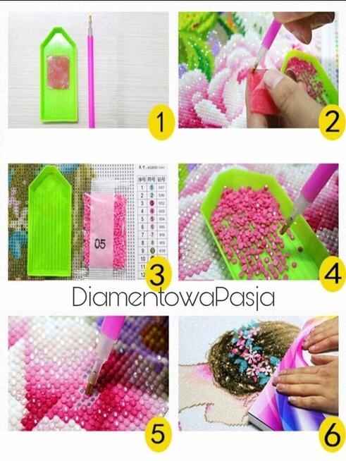 HAFT DIAMENTOWY I KOMUNIA ŚWIĘTA PAMIĄTKA KOMUNII KOMUNIE