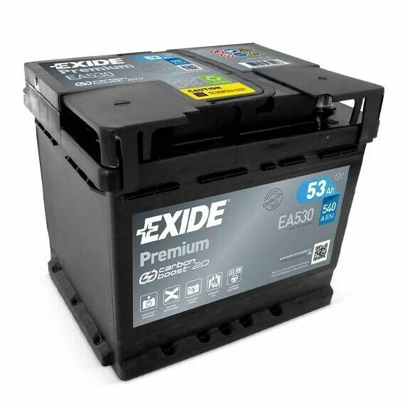 Akumulator Exide Premium 53Ah 540A PRAWY PLUS