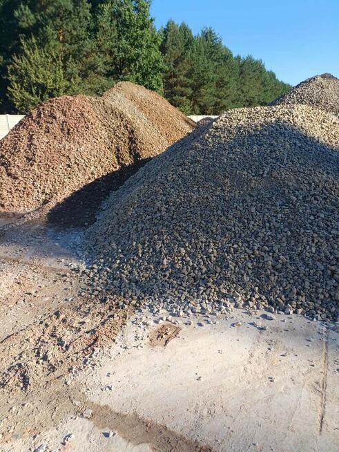 Budowa dróg grunowych, gruz rozbiórkowy, kruszony