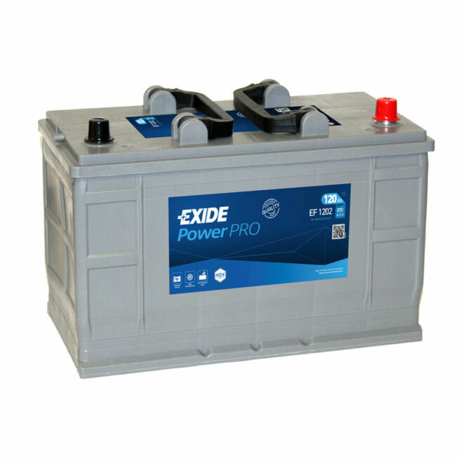 Akumulator Exide Power Pro EF1202 120Ah 870A P+