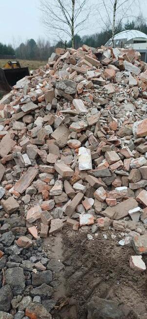 Budowa dróg grunowych, gruz rozbiórkowy, kruszony