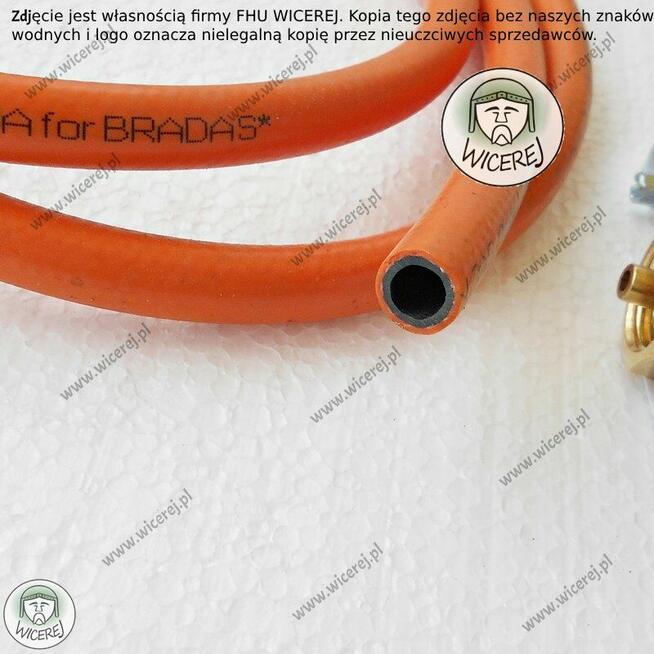 Reduktor, zestaw podłączeniowy TABORETÓW GAZOWYCH z butlą