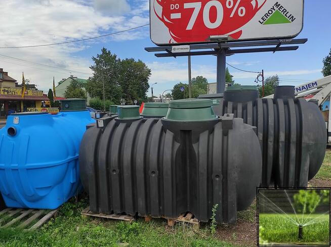 Linia nawadniająca kropelkowa zraszacze emitery nawadnianie