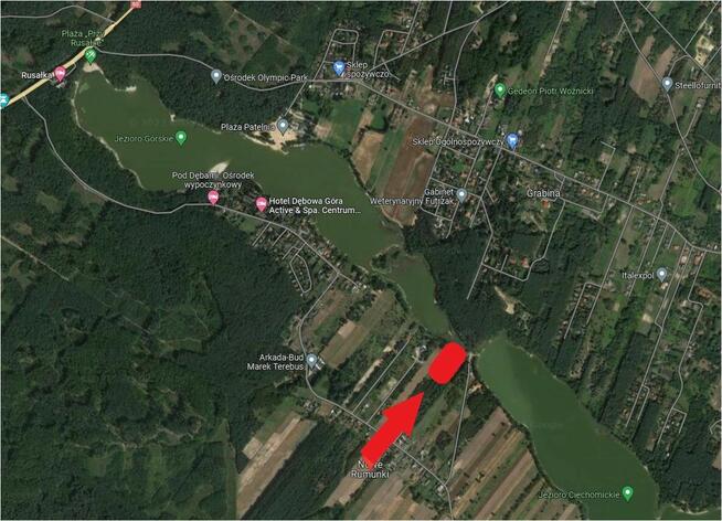 PEREŁKA działka z LINIĄ BRZEGOWĄ jeziora 10 min od PŁOCKA