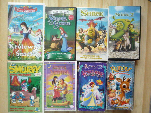 Klasyczne bajki na kasetach VHS