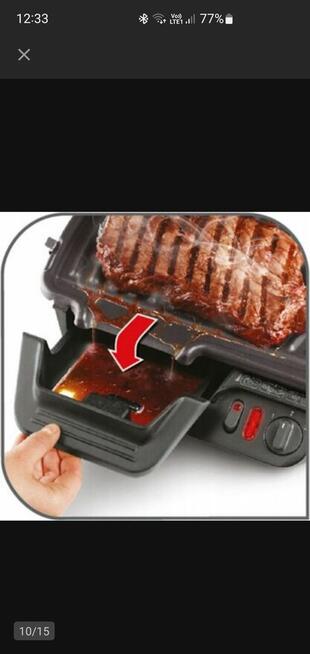 Składany grill elektryczny Tefal GC 3050 czarny 2000 W