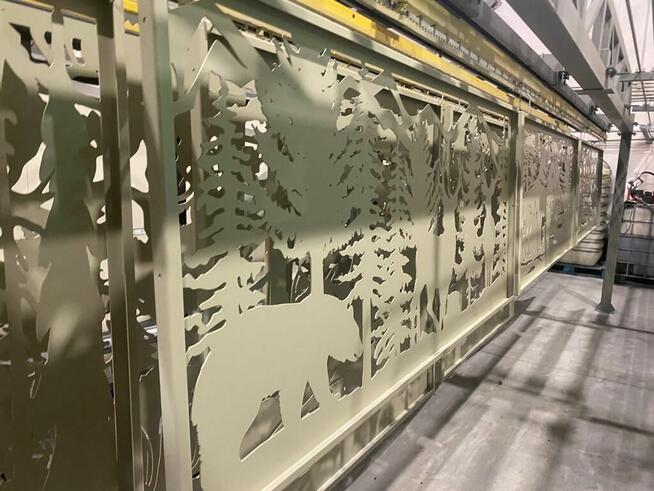 Przęsła ogrodzeniowe i balustrady wycinane laserowo CNC