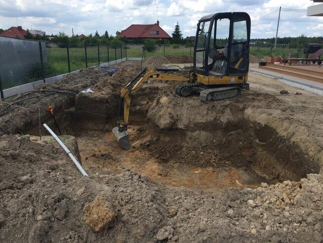 Usługi koparka gąsienicowa 17 ton rototilt system leica