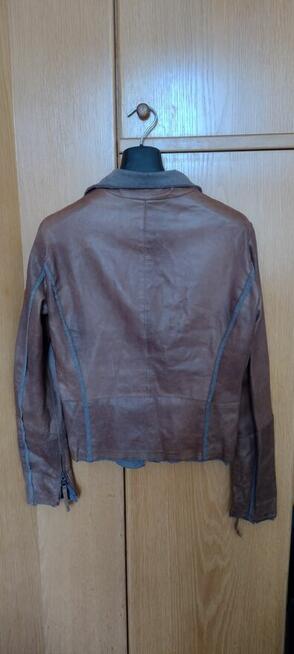 Ramoneska z oryginalne skóry włoskiej firmy UNISONO