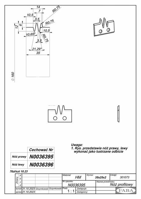 Grzebień klejowy na kreskę na płytę meblową Lignum
