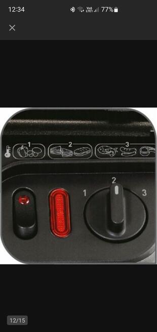 Składany grill elektryczny Tefal GC 3050 czarny 2000 W