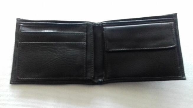 Portfel czarny „Casual Purse”, ekoskóra, do sprzedania