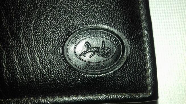 Portfel czarny „Casual Purse”, ekoskóra, do sprzedania