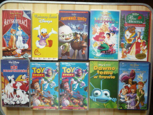 Klasyczne bajki na kasetach VHS