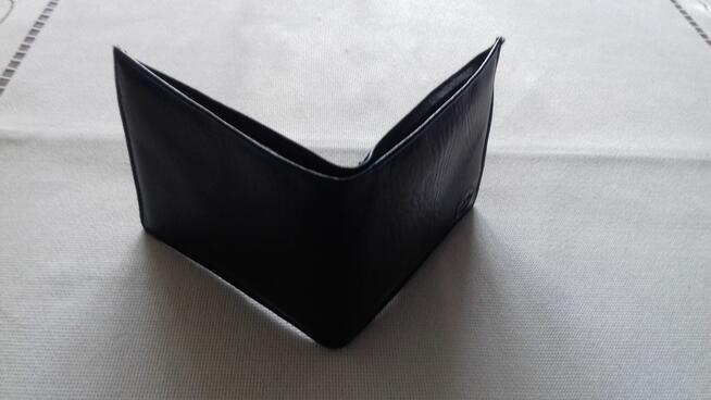 Portfel czarny „Casual Purse”, ekoskóra, do sprzedania