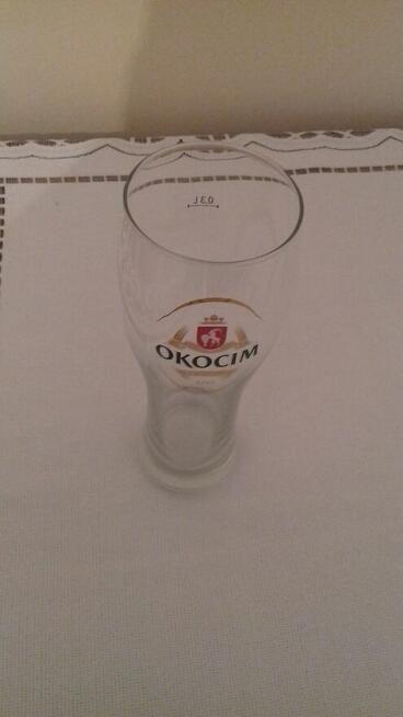 Szklanki wysokie do piwa „Okocim”, do sprzedania
