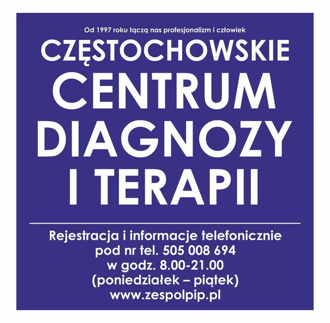 Psycholog, psychoterapia Częstochowa