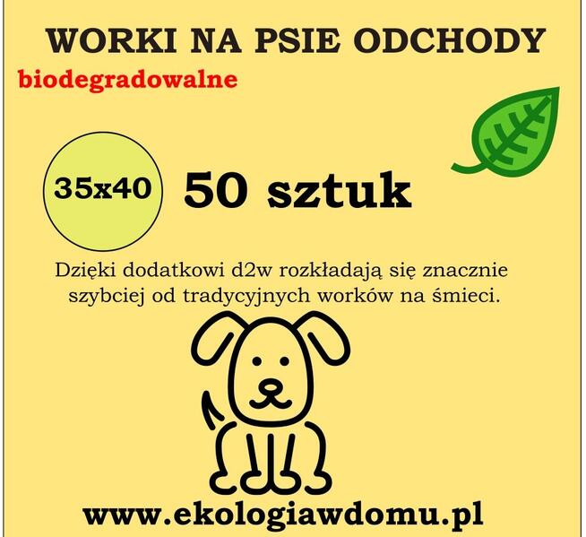 Worki biodegradowalne na psie odchody 250 sztuk – pakiet