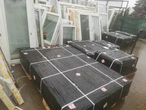 Okna i drzwi 1000- ące sztuk używane MEGA składy i place