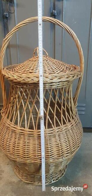 Kosz Wiklinowy z Pokrywą