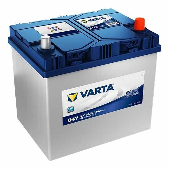 NAJTAŃSZY Akumulator VARTA Blue Dynamic D47 60Ah 540A GDAŃSK