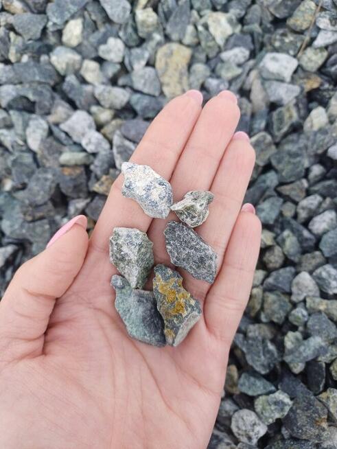 Grys zielony serpentynit 8-16 kamień ogrodowy