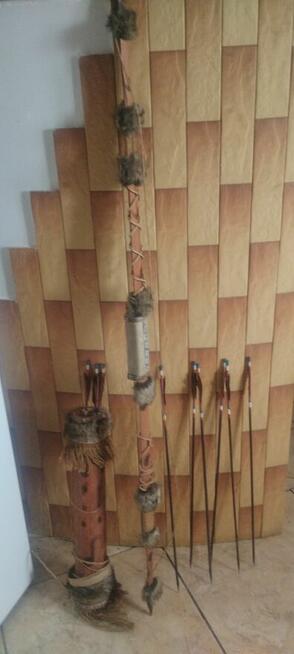 Orginalny Łuk wraz z kołczanem i strzałami