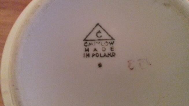 Wazon porcelanowy biały z Ćmielowa, Vintage, do sprzedania